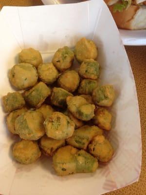 Fried okra :) yum