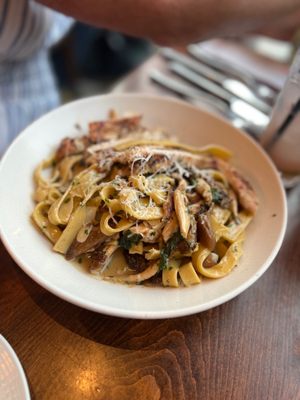 Alfredo with chicken added