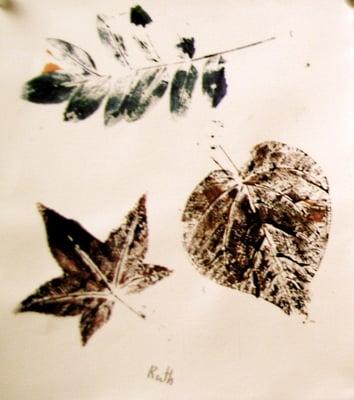 Leaf prints