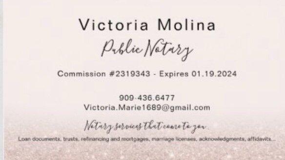 Victoria’s Notary Services