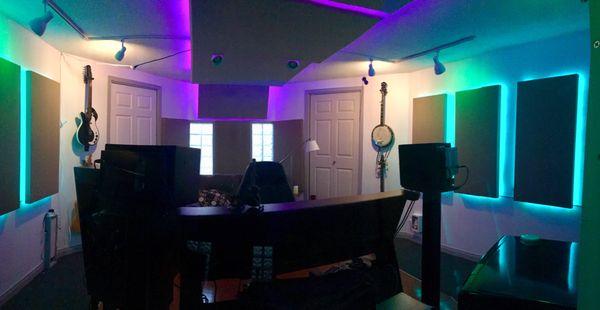 Studio C Control Room from Vocal Booth