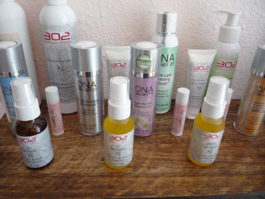 302 & DNA Skin products used