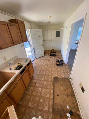 Before kitchen renovation.