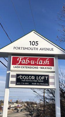 Fab-U-Lash is located on Portsmouth Ave. In Exeter NH.  You will love your lash experience!