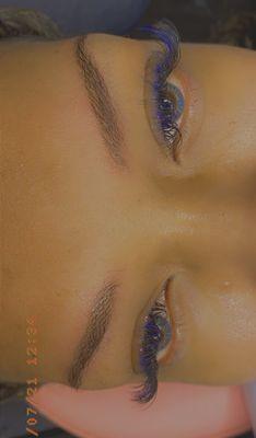 Micro-bladed Eyebrows and Hybrid Eyelash Extensions