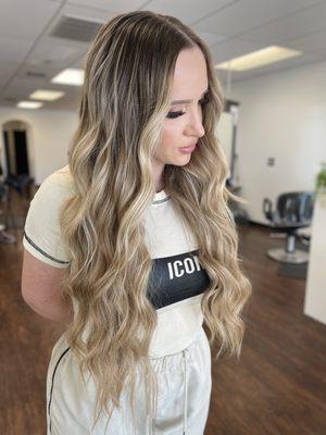 Hair extensions at Color Couture Salon in Kennewick, WA from our hair stylist and hair colorist.