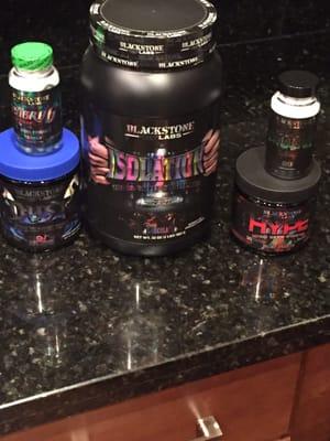 All the awesome supplements I bought from boca nutrition - Matt was super helpful and very knowledgeable on all products