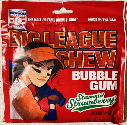 Big League Chew® Bubble Gum: Slammin' Strawberry