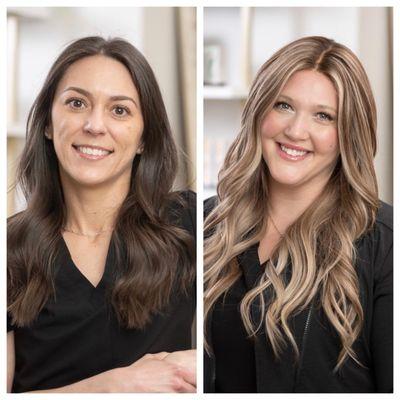 Co- Owners of Lines, Lips and Glow  Tiffany Treadaway - Master Aesthetician  Liz Flohr- Nurse Practitioner, Aesthetic Injector