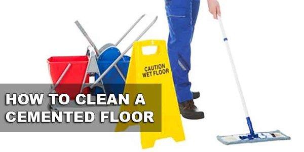 Cleaning wet floor