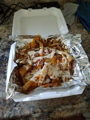 Bacon ranch cheese fries.