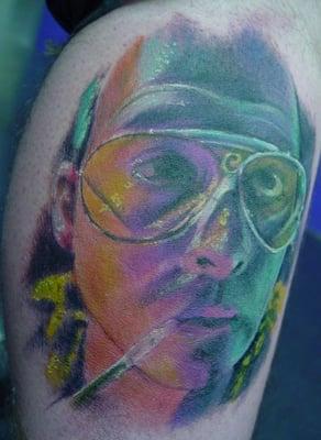 Fear and Loathing in Las Vegas tattoo by Chuck Kail