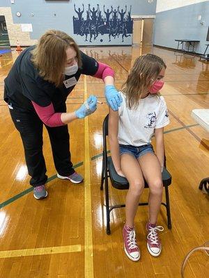 Marietta Middle School Open House Vaccine Clinic