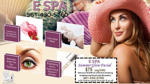 Amazing Summer Facial Specials! Get your Glow!