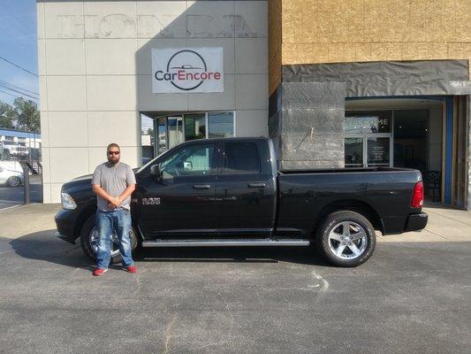 Jonathan is very happy with his new Dodge Ram 1500!