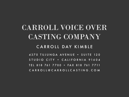 Carroll Voice Over Casting