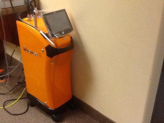 Wow.... I love this dental laser machine.  Painless gum surgery and high tech equipment.  Love this orange color