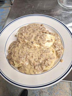 Biscuits and gravy