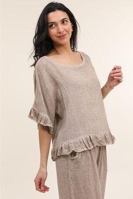 Cotton & Linen Pants-Tops