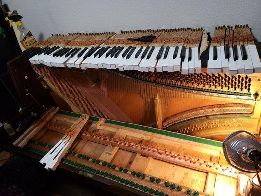 Piano is over 30 years old