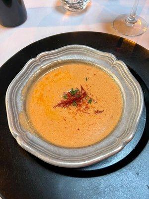 Lobster and Salmon Soup