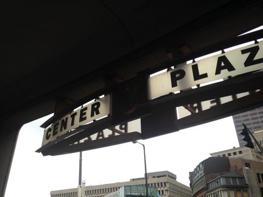 Center Plaza -- 1 Center Plaza, Downtown, Boston                      Sign