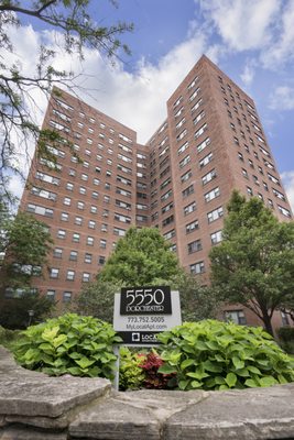 Brick exterior of community