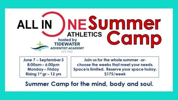 AIO Athletics is offering summer camp 2021