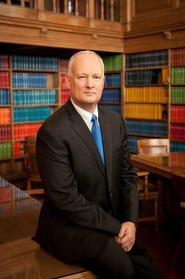 This was the Attorney Generals official portrait, taken in the law library, at the Capitol.