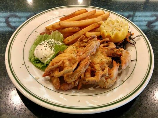 Chef's pick - soft shell crabs!