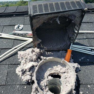 Dryer vent cleaning