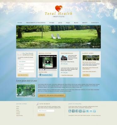 Web Design - Total Health Institute