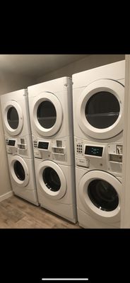 New washers/dryers!