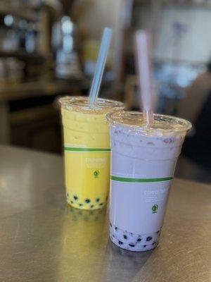 We have more than just great coffee drinks- enjoy Boba teas or smoothies, too!