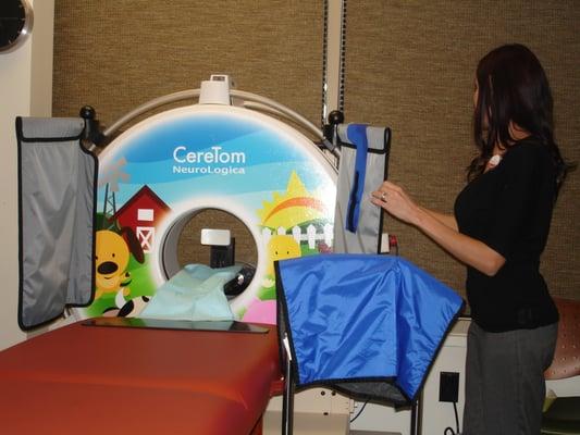 On-site CT scanner for patient convenience