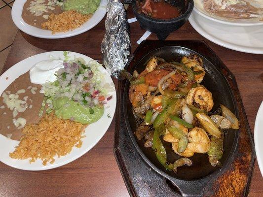 Sizzling fajitas