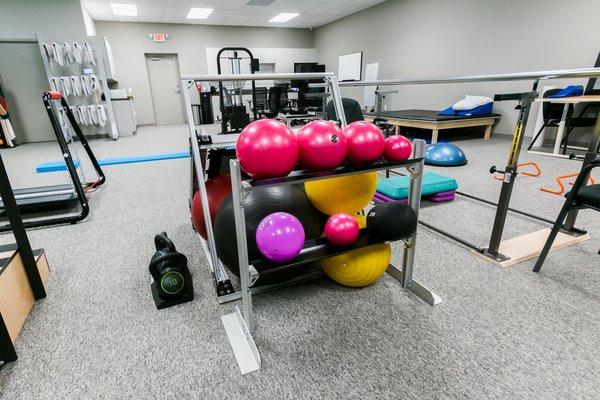 Physical therapy equipment - therapy balls