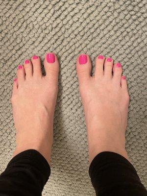 Gel pedicure