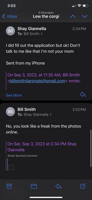 Bill Smith stalking my photos and social media profiles