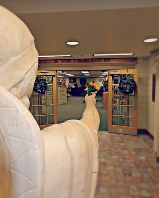 The Kansas Room houses a large collection of books about Kansas and written by Kansas authors