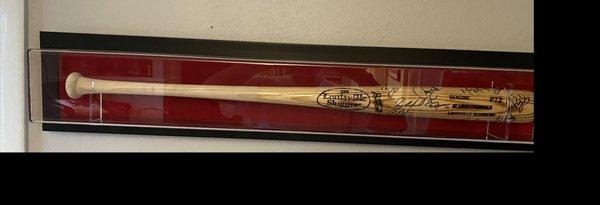 Acrylic Case for autographed bat