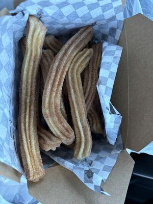 Hot fresh churros sooooo delicious