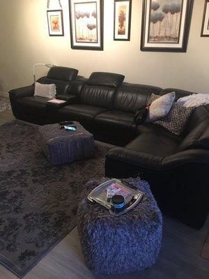 Delivery at second place, no damages or scratches on my favorite leather sectional couch