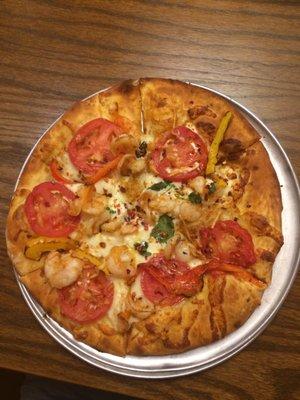 Spicy Shrimp Pizza