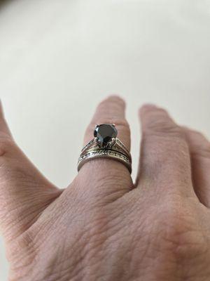 Black diamond ring