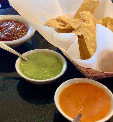 Salsa and chips