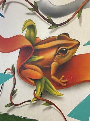 Coqui wall mural