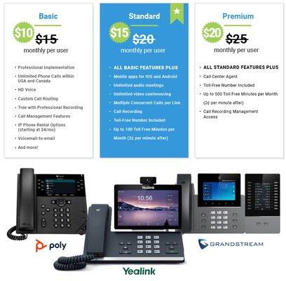 VoIP Hosted Phone System Plans at incredible prices