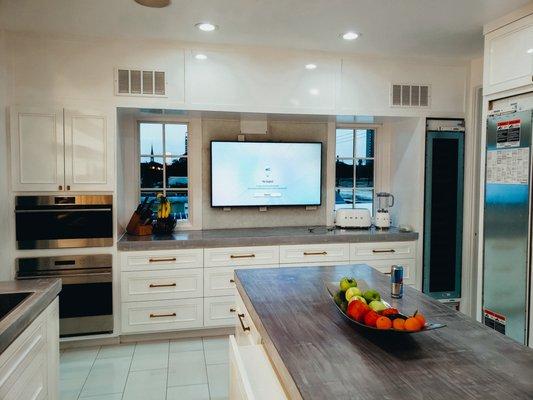 Kitchen Automation - TV and lighting