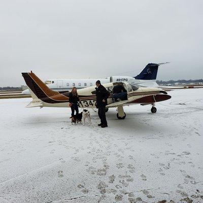 Everyone flying home.